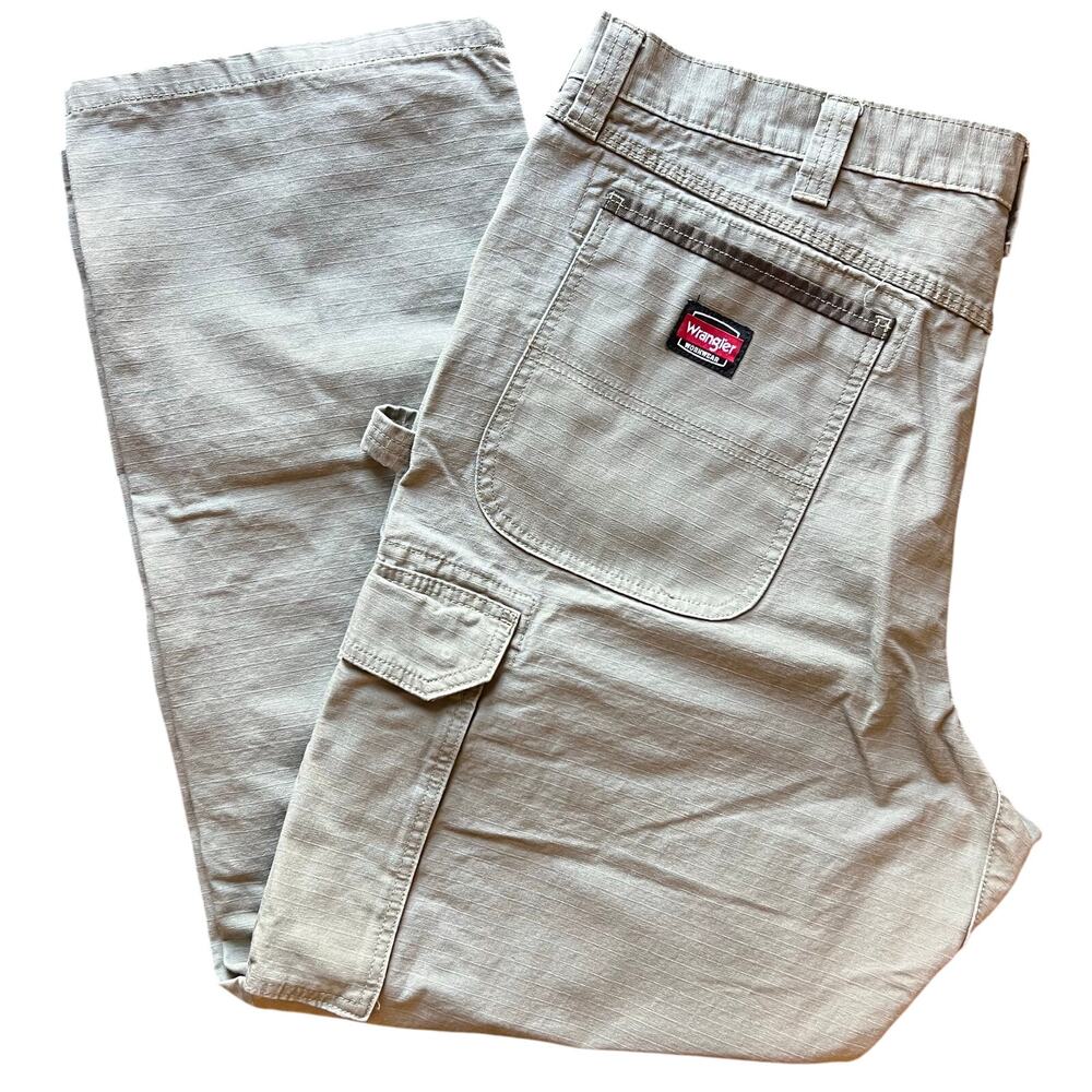 Wrangler Workwear Ripstop Ranger Cargo Work Pant men’s 38x32 WMWR1BR